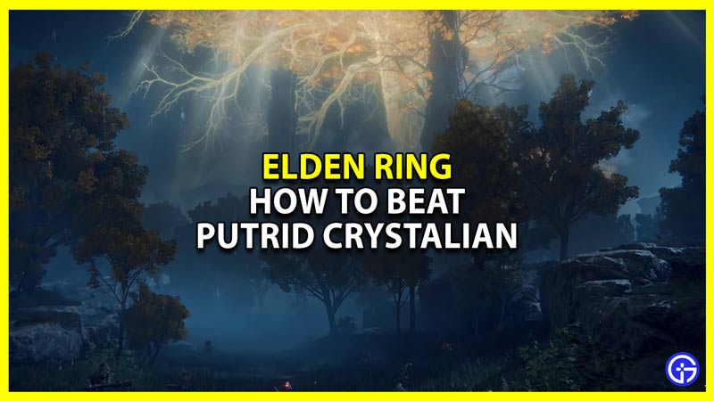 How To Beat Putrid Crystalian Using Its Weakness In Elden Ring