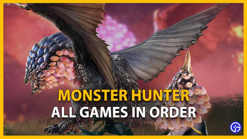 Monster Hunter Games In Order