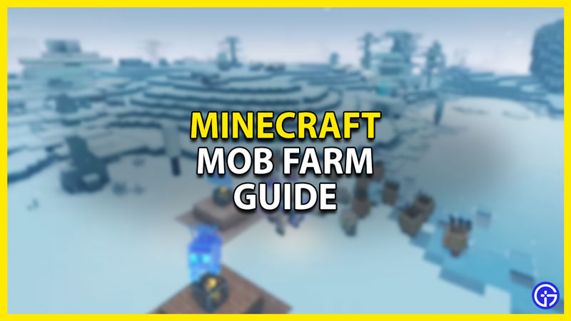 how to make a mob farm in minecraft