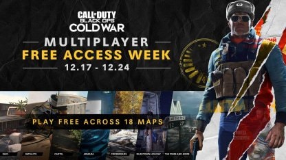Free COD Cold War Multiplayer Weekend (December)