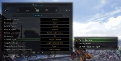 Set Camera Style To Target Camera