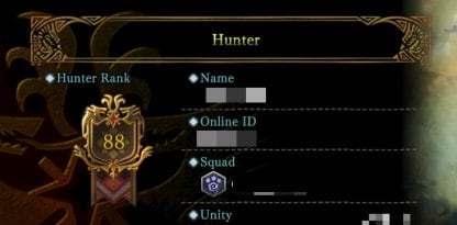 Indicates The Rank Of The Hunter