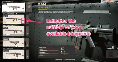 Equipping weapon blueprints