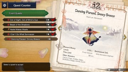 Quest - Dancing Parasol, Snowy Breeze