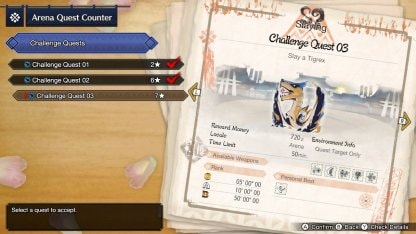 Challenge Quest Details