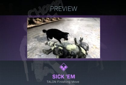 Finishing Move Preview