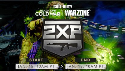 Double Weapon XP Weekend