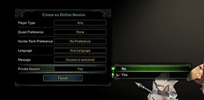 Start The Game As A Private Session