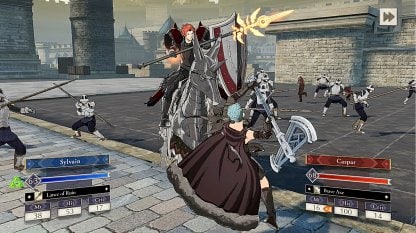 Caspar And Linhardt Present In The Battle