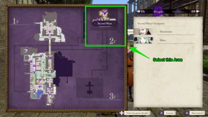 Captain's Quarters Map