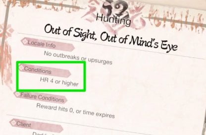 Event Quest Conditions