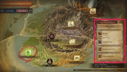 Search Map For Target Monsters