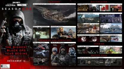 COD Cold War Season One Content