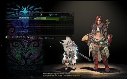 Play With Squad in Create / Search for Squad Session