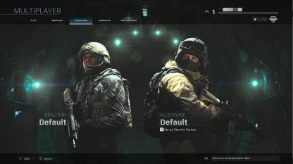 Choose Operators For Both Factions