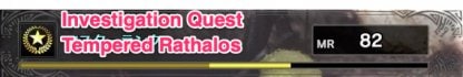 Tempered Rathalos @ Investigation Quest