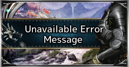 Unavailable Error Name - Acidic Glavenus Item