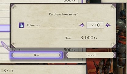 Stock Up On Healing Items