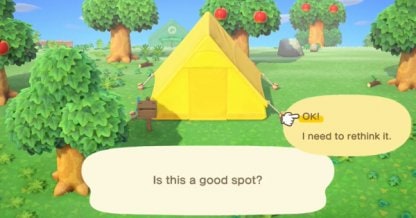 Placing Your Tent