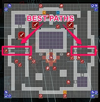 Use Door Keys To Clear Path To Boss