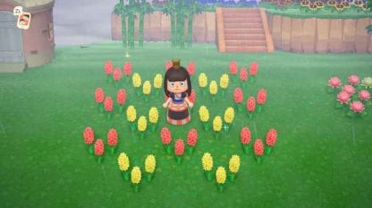 Plant Flowers One Space Apart