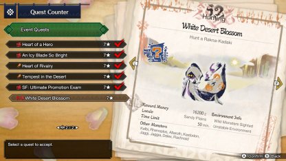 Quest - White Desert Blossom