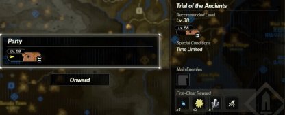 Complete Using Zelda Of Lv. 38 Or More