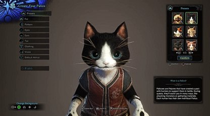 Step 1: Select A Preset Palico