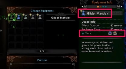 Upgraded Specialized Tools & Mantle Slots
