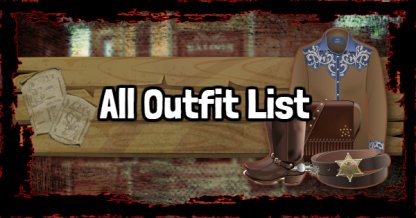 All Outfit List & Price