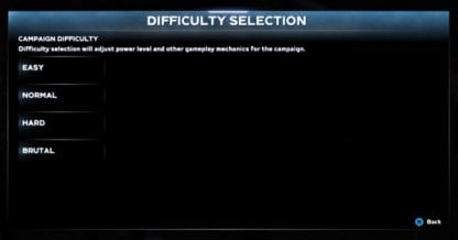 Change Difficulty Before Campaign Starts