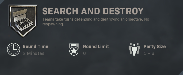 Search And Destroy Overview