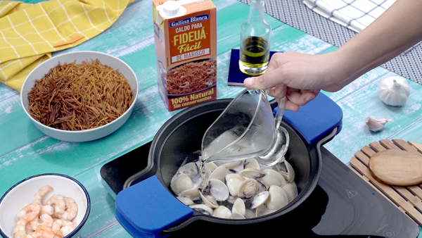 Fideua Con Almejas Recetas Gallina Blanca