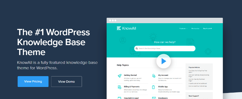 KnowAll : le thème WordPress