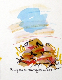 Patch of Blue on Rocky Ridge (4). 180x125