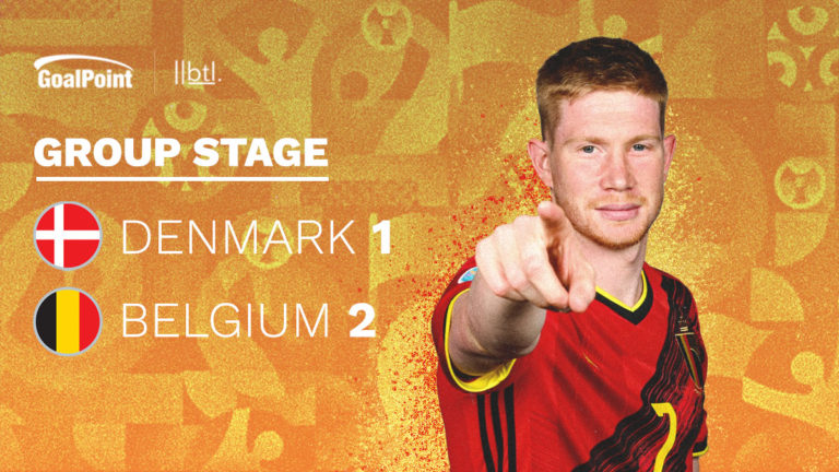 Denmark 1-2 Belgium: Dominance from Kevin De Bruyne