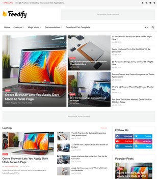Feedify Blogger Templates