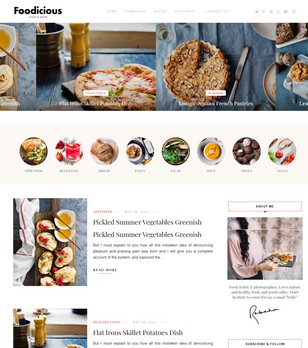 Foodicious Blogger Templates