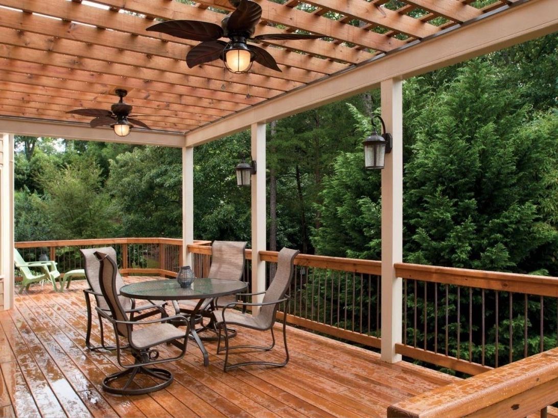 Featured Photo of Outdoor Ceiling Fans for Decks