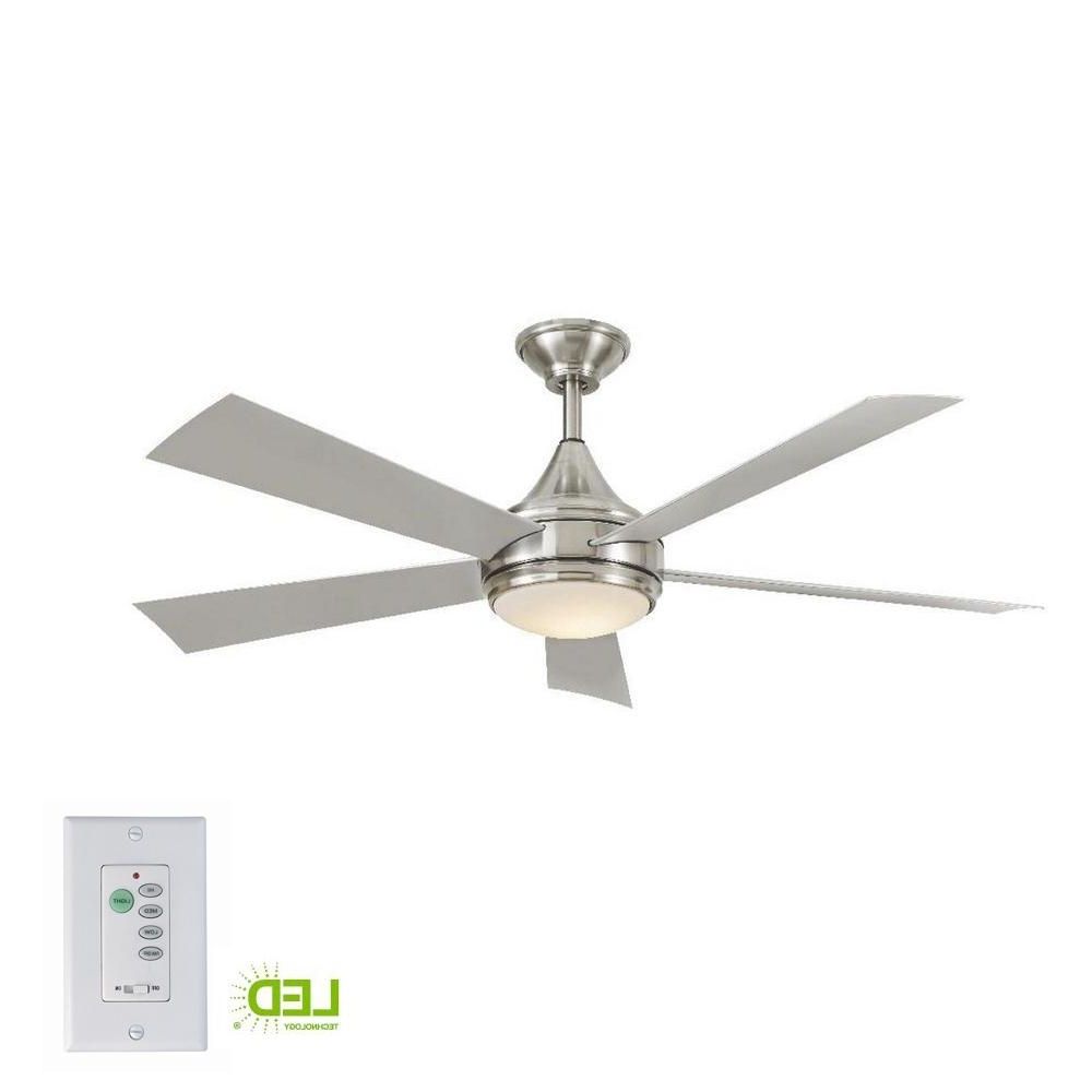 Featured Photo of Stainless Steel Outdoor Ceiling Fans with Light