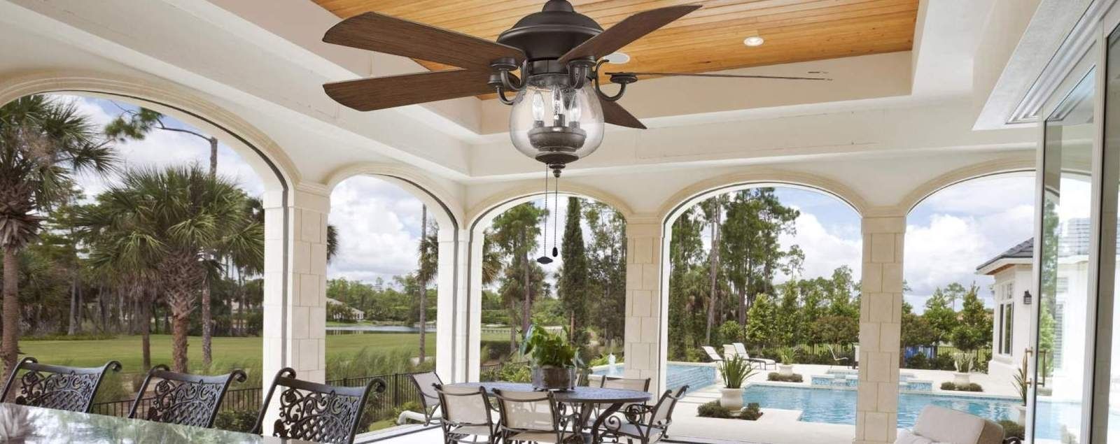 Featured Photo of High End Outdoor Ceiling Fans