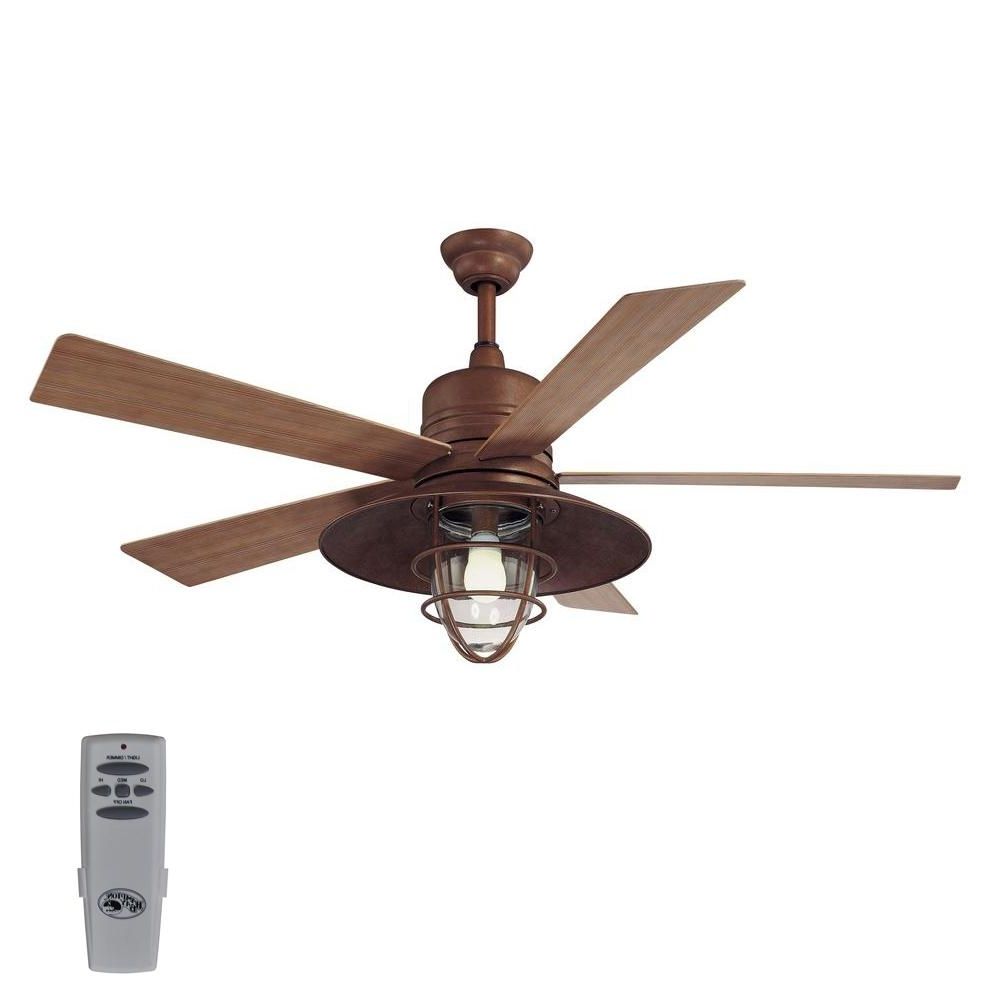 Featured Photo of Rustic Outdoor Ceiling Fans