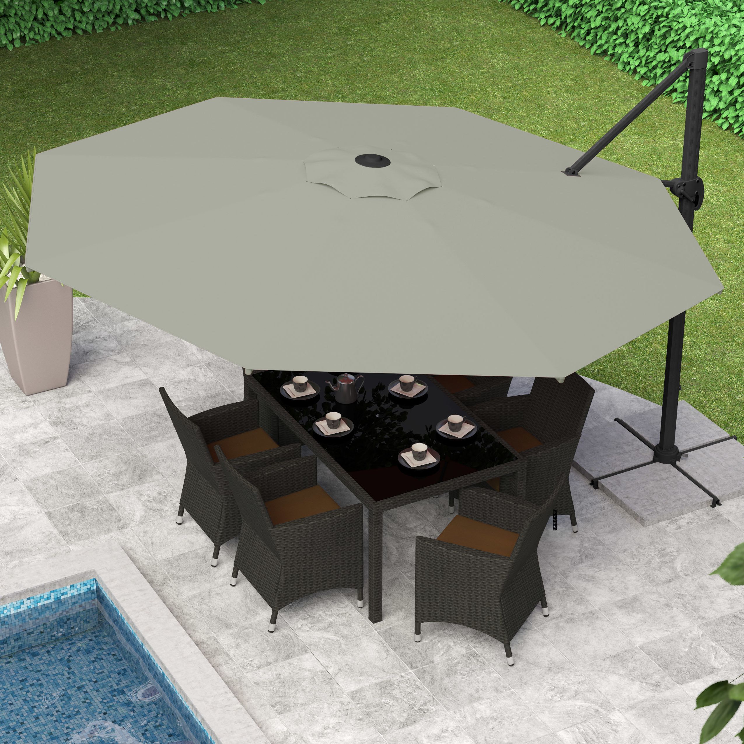 Featured Photo of Gribble Cantilever Umbrellas
