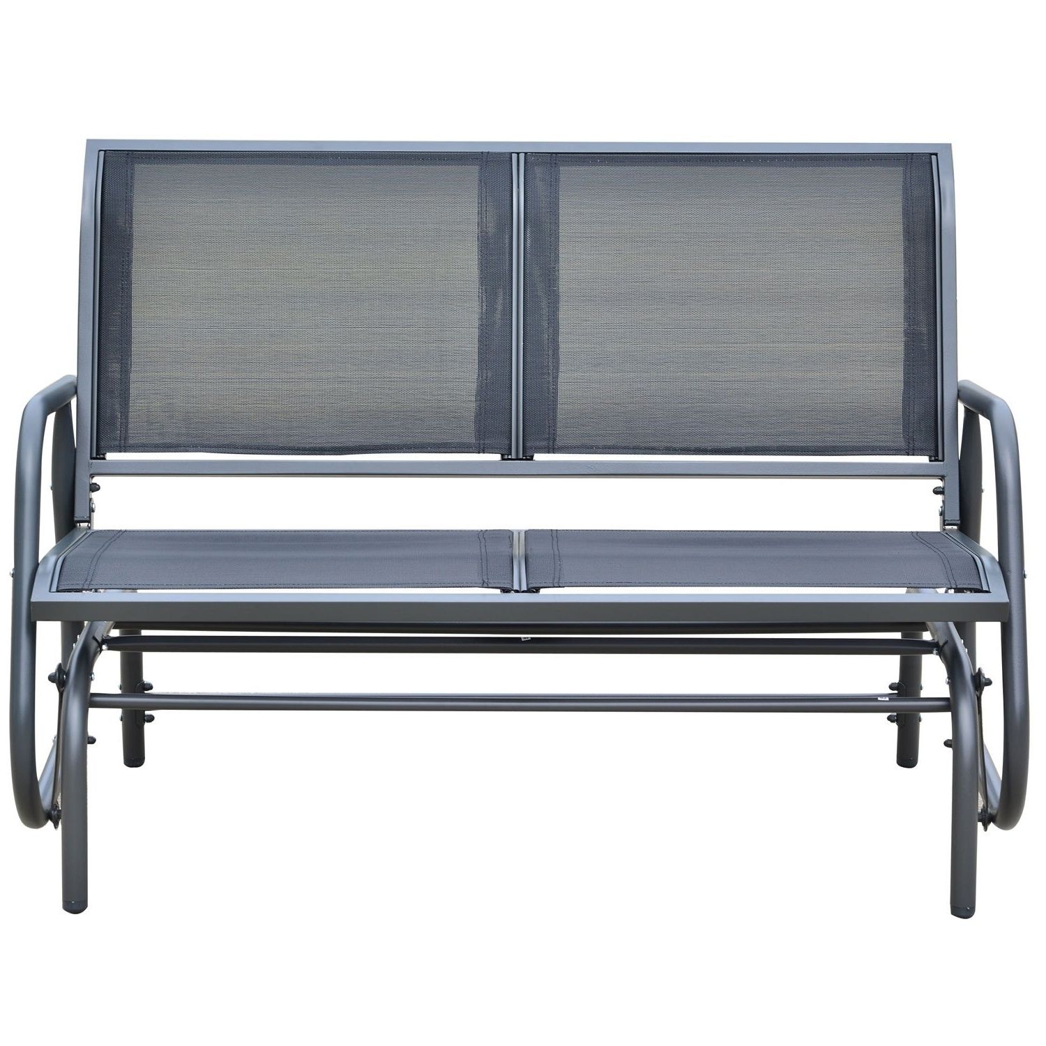 Featured Photo of Outdoor Patio Swing Glider Bench Chairs