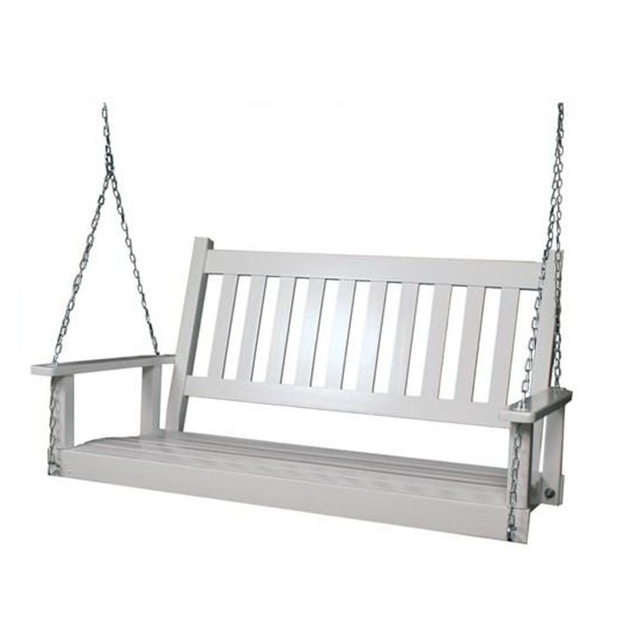 Featured Photo of 2-person White Wood Outdoor Swings