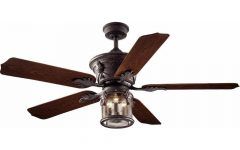Bronze Outdoor Ceiling Fans with Light