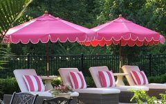 Pink Patio Umbrellas