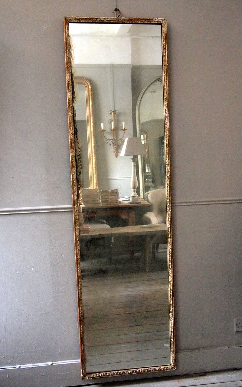 Tall French Dressing Mirror Puckhaber Decorative Antiques Within Tall Narrow Mirror (Photo 6 of 15)