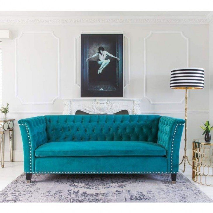 Featured Image of Turquoise Sofas