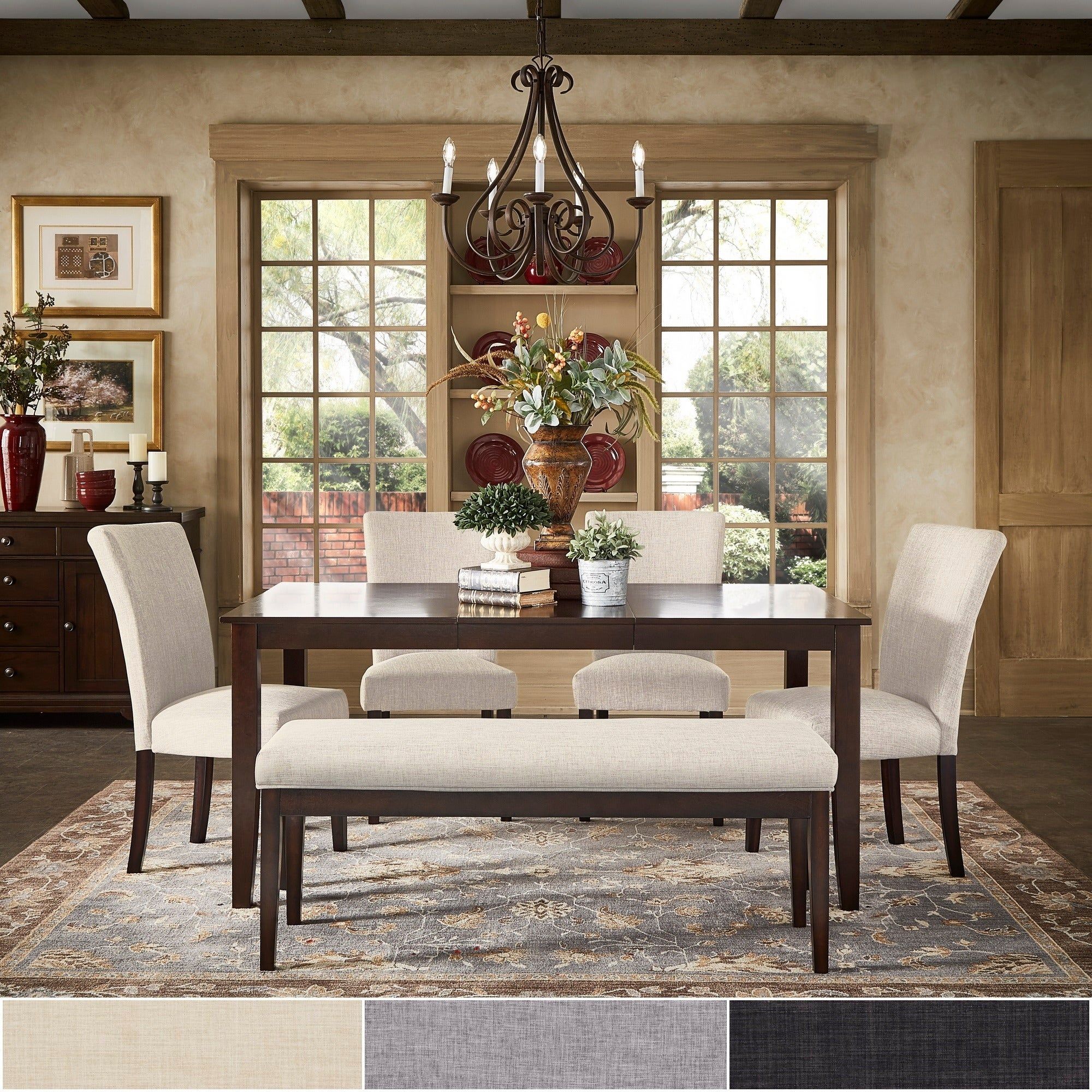 Buy 6 Piece Sets Kitchen & Dining Room Sets Online At Overstock With Regard To Most Current Osterman 6 Piece Extendable Dining Sets (Set Of 6) (Photo 10 of 20)